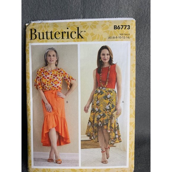 Butterick Misses Skirt Sewing Pattern sz 6 8 10 12 14 B6773 - uncut - Picture 4 of 4